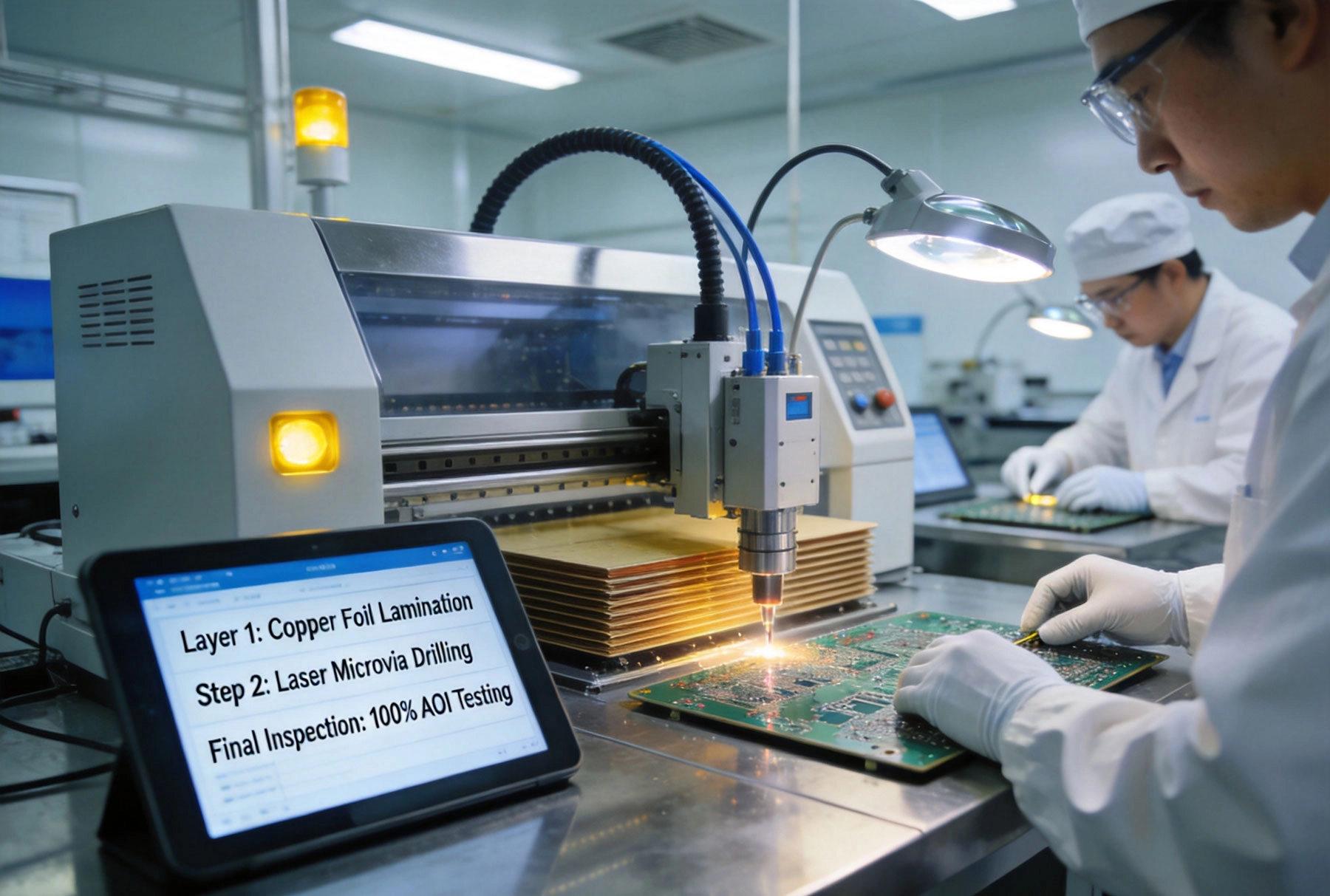 A Step-by-Step Walkthrough of the HDI PCB Manufacturing Process